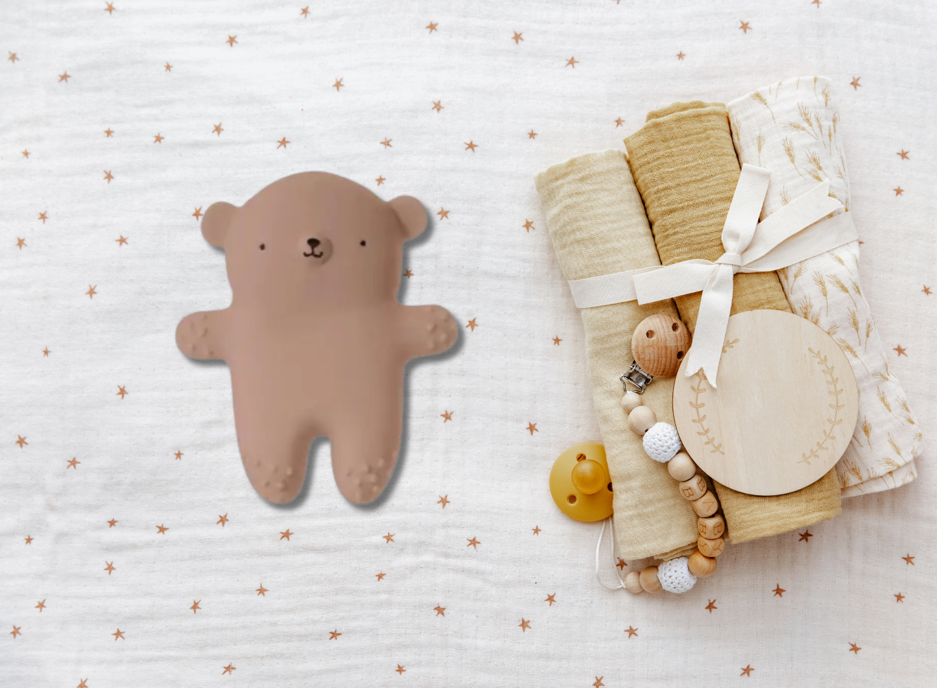 Anneau de dentition Ours Argile