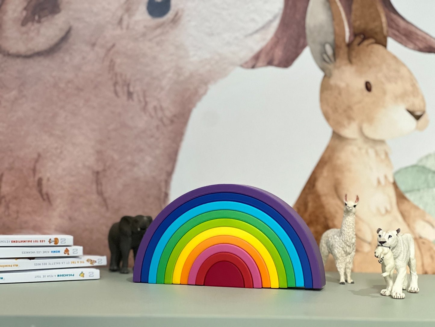 Arc-en-ciel de construction en silicone