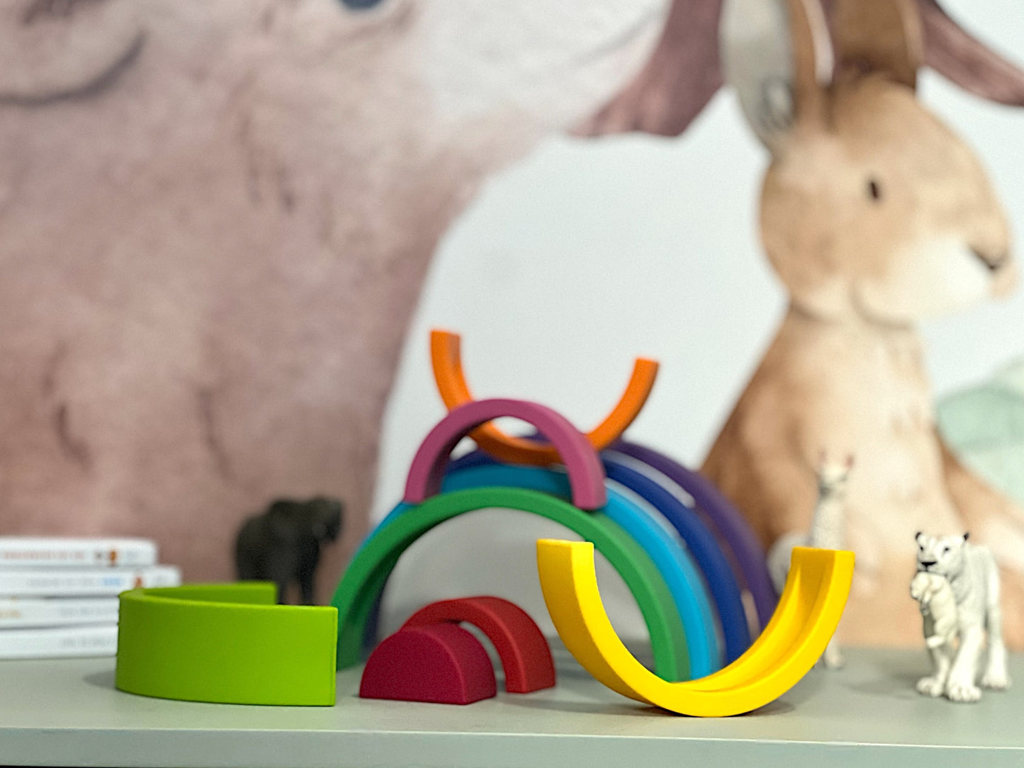 Arc-en-ciel de construction en silicone
