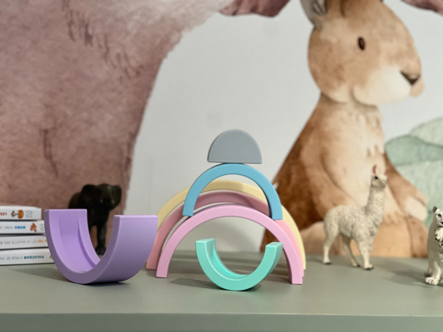 Arc-en-ciel de construction en silicone