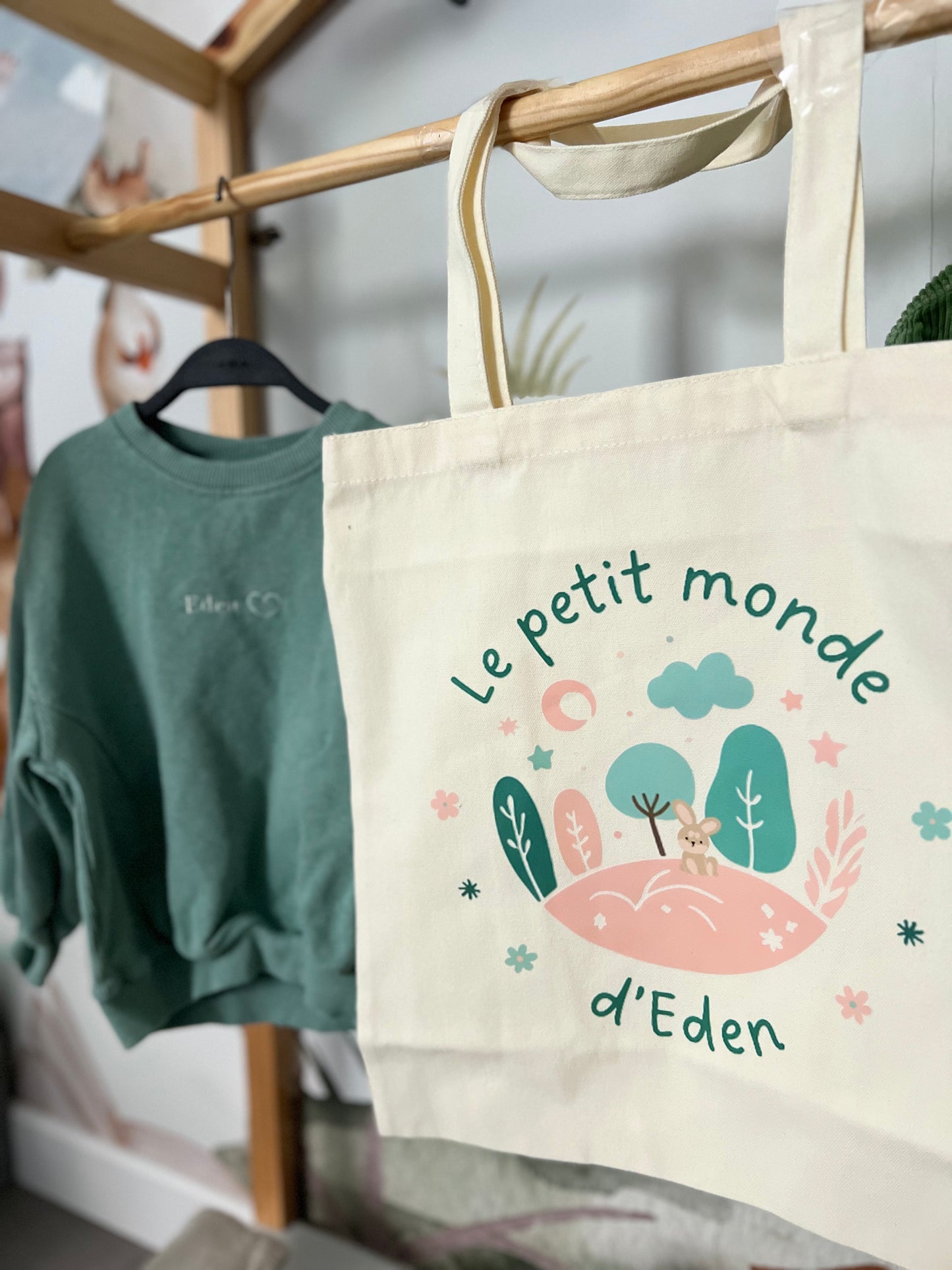 Tote bag "Le petit monde d'Eden" offert dès 50 euros d'achat