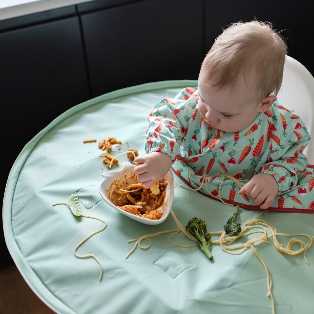 Kit Bavoir & Plateau Vert Sauge
