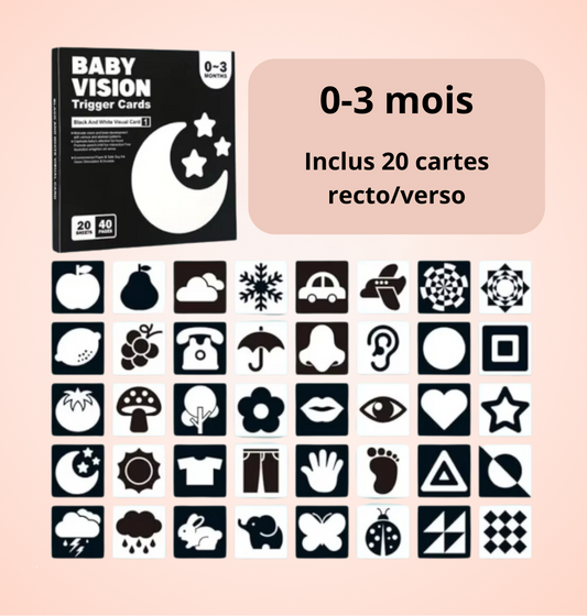 Cartes de stimulation visuelles à haut contraste